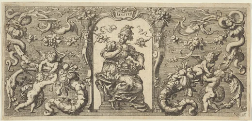 Taste Gust, od Five Senses Five Senses, ca. 1655