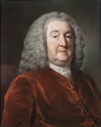 Portrét sira Edwarda Hulse, 1. baronet, 1757 (pastel na papíře)