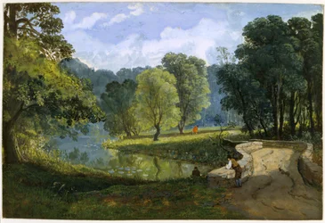 The Frome at Stapleton, kolem roku 1823 (akvarel a tělová barva na papíře)
