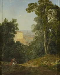 Pohled na Bristol z Leigh Woods, kolem roku 1822 (olej na panelu)
