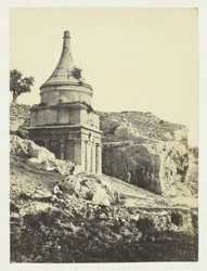 Absalomova hrobka, Jeruzalém, 1857.