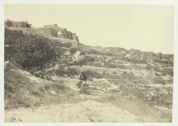 Betlém s kostelem Narození Páně, 1857.