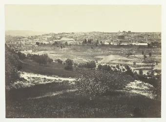 Jeruzalém, z Olivetské hory, č.1, 1857.