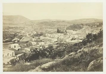 Nazaret, Od severozápadu, 1857.