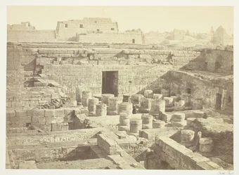 New Excavation at Medinet-Haboo, 1860, tištěno 1862.