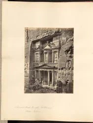 Nádherný skalní chrám, "El Khusne", Petra, Edom