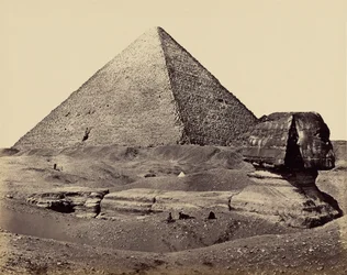 Velká pyramida a Sfinga