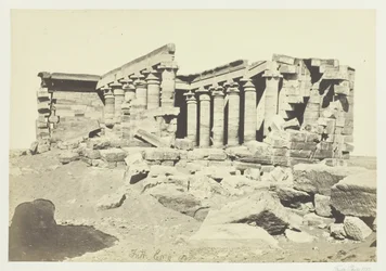 Chrám Maharaka, Núbie, 1857.