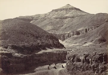 Údolí hrobek králů, Théby, 1857.