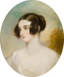 Portrét Hon. Henrietta Maria Forester, Lady Albert Conyngham (1809-1833), kolem 1829-33 (olej na plátně)