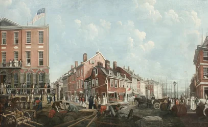 Tontine Coffee House, c.1797 (olej na plátně)