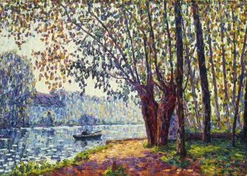 Slunečné ráno na břehu řeky Loing; Soleil du Matin au Bord du Loing