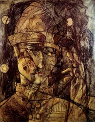 Transparence, 20. století (olej na plátně)