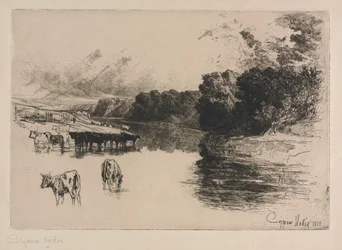 Řeka Lancashire, 1881.