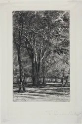 Kensington Gardens, č. II (velký talíř)
