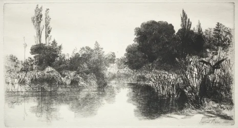 Shere Mill Pond (Větší talíř)