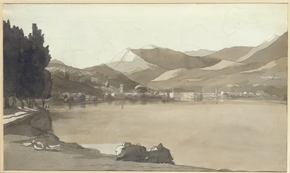 Město Lugano, Švýcarsko, 1781