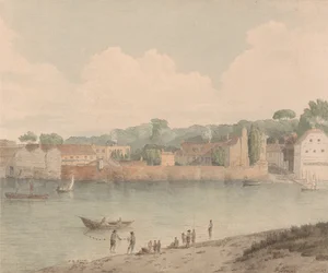 Vauxhallské schody, z Millbanku, 5. července 1797