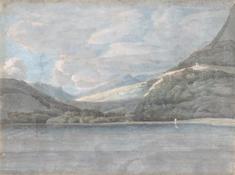 Pohled na jezero Como, 27. srpna 1781.