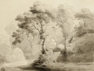 Zalesněná krajina, 1774