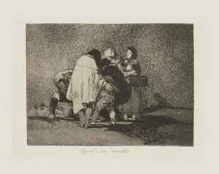 Espir? náprava hříchu. (Nedalo se nic dělat a zemřel.), pl. 53 ze série Los desastres de la guerra (The Disasters of War)