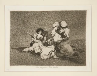 Las mugeres [sic] dát odvahu (Ženy dávají odvahu), pl. 4 z The Disasters of War