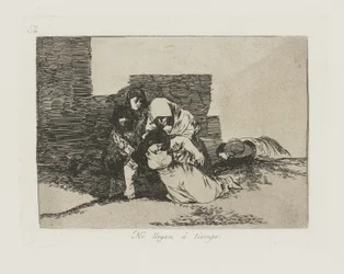 Nepřijdou? počasí. (Nepřijdou včas.), pl. 52 ze série The Disasters of War