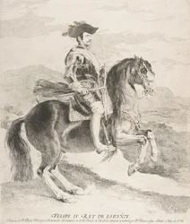 Filip IV na koni, po Velázquez, 1778.