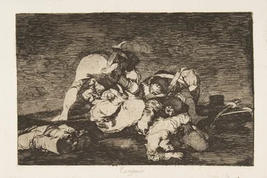 Deska 10 z The Disasters of War Los Desastres de la Guerra: Nor [d..., 1810 publikováno 1863.