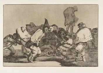 Deska 14 od Nesourodých: Carnival Folly, ca. 1816-23 publikováno 1864.