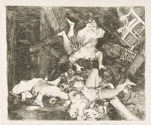 Deska 30 z The Disasters of War Los Desastres de la Guerra: Ravages of War. Estr..., 1810.