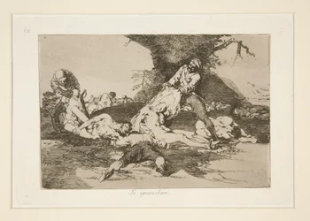 Oni využívají (They Make Use of The), pl. 16 z The Disasters of War