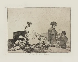 Pokud jsou z jiné linie. (Možná jsou jiného plemene.), pl. 61 ze série The Disasters of War