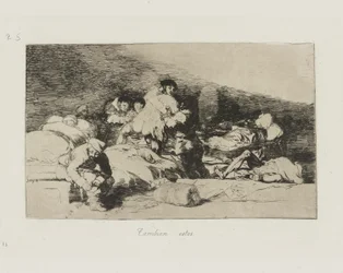 Také tyto. (Tyto také.), pl. 25 ze série The Disasters of War