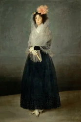 Portrét hraběnky del Carpio, Marquesa de la Solana 1757-1795, cca 1794.