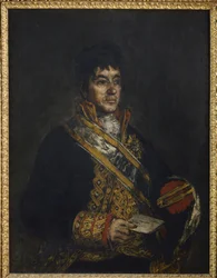 Portrét Dona Miguela de Lardizabal y Uribe (1744-1824) - Francisco de Goya (1746-1828). olej na plátně