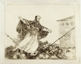 Že se provaz přetrhne (Desastres de la Guerra 77)