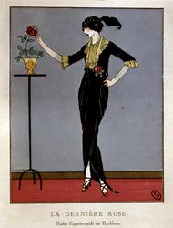 Odpolední šaty Redfern, v "La Gazette du Bon Ton", Paříž