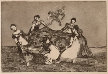 „Ženská pošetilost“ (Disparate femenino), ze série „Los Disparates“