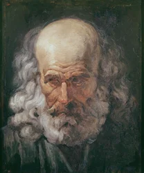 Hlava filozofa, kolem roku 1810