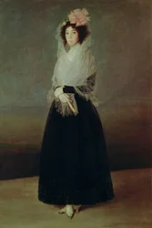 Portrét hraběnky z Carpia (1757-95), markýzy de la Solana, kolem 1793