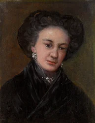 Portrét herečky Rity Luny 1770-1832, počátek 19. století.