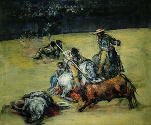 Býčí zápasy, kolem roku 1825