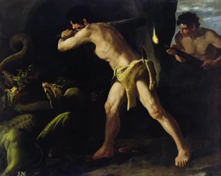 Herkules bojující s Lernskou hydrou, kolem roku 1634