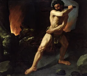 Héraklés a Kerberos, kolem roku 1634