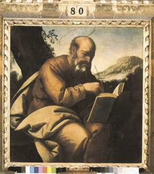 Svatý Lukáš. 1633 (olej na plátně)