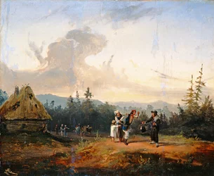 Hádky s židovským obchodníkem, 1853