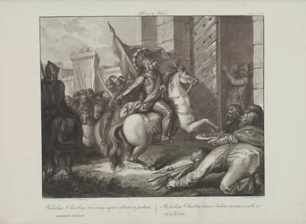 Vstup Boleslava Chrabrého do Kyjeva Smuglewicz, Franciszek (1745-1807). Litografie, konec 18. stol.. Soukromá sbírka