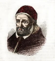 Zastoupení papeže Klementa VIII. (Clemente nebo Clemens) (1592-1605) Kresba z „“ Misteri del Vaticano““ od Franca Mistraliho
