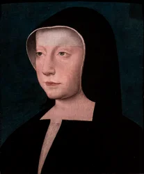 Portrét Louise de Savoie, asi 1530-1540 (olej na dřevě)
